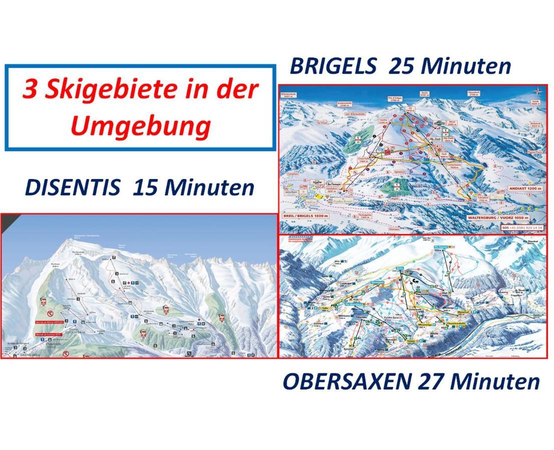 Casa Steilalva - Grosszuegiges Chalet Fuer Erholsamen Familienurlaub Surrein エクステリア 写真